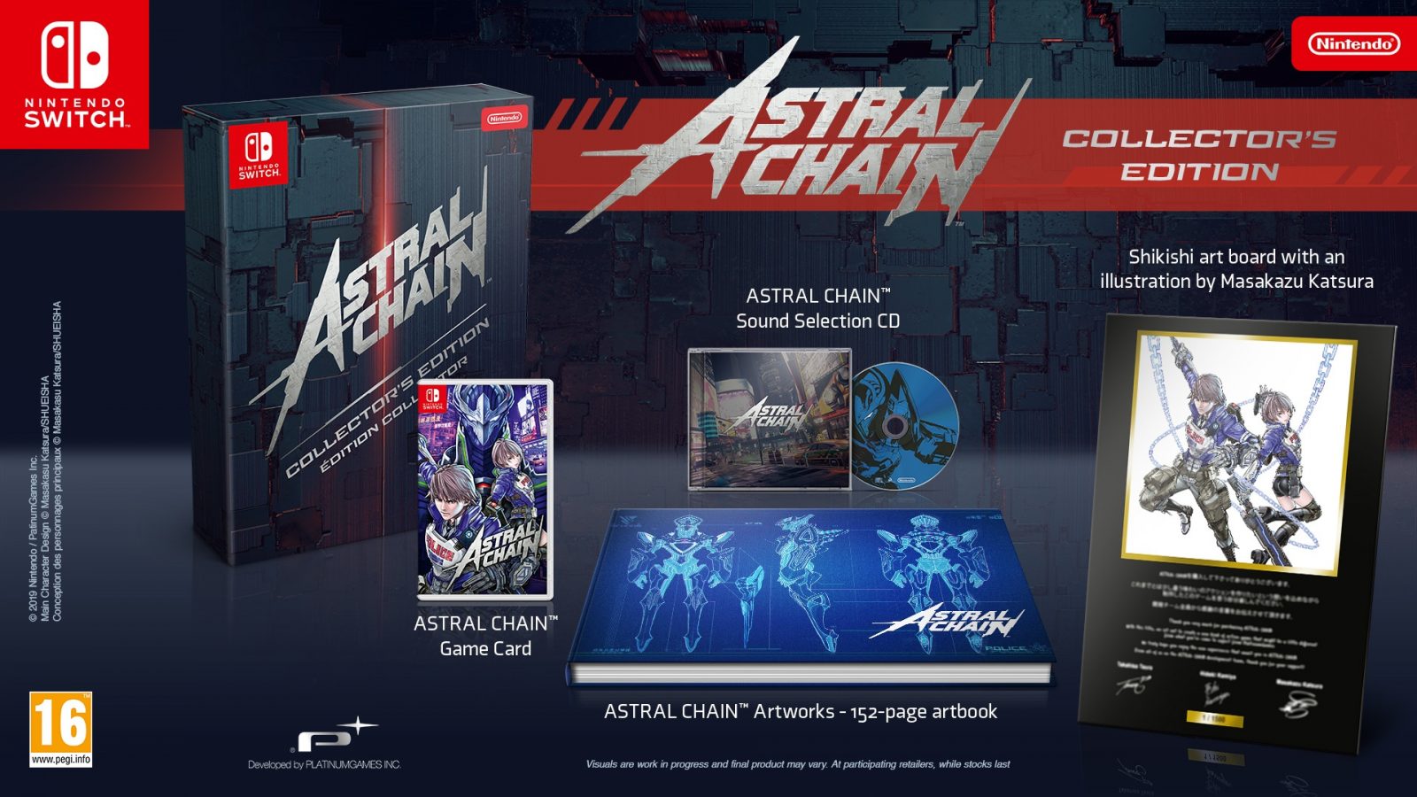 Veja o que vem na Edição de Colecionador de Astral Chain - Versão Européia