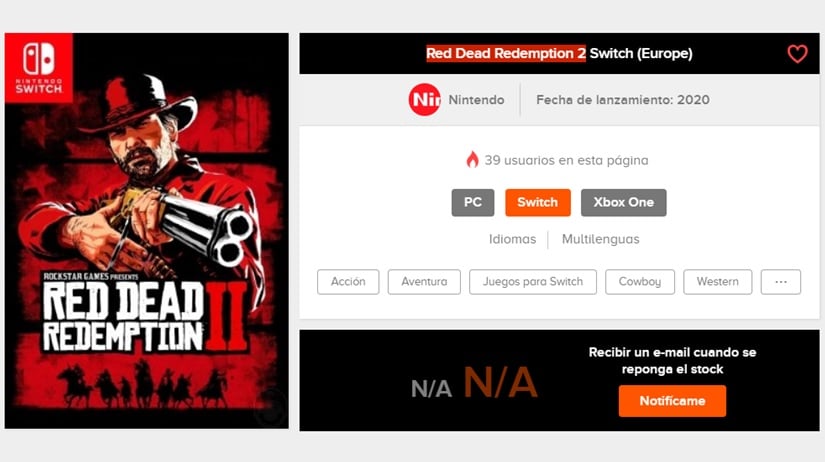[Rumor] Red Dead Redemption pode chegar ao Switch, imagens in-game e listagem em site apontam