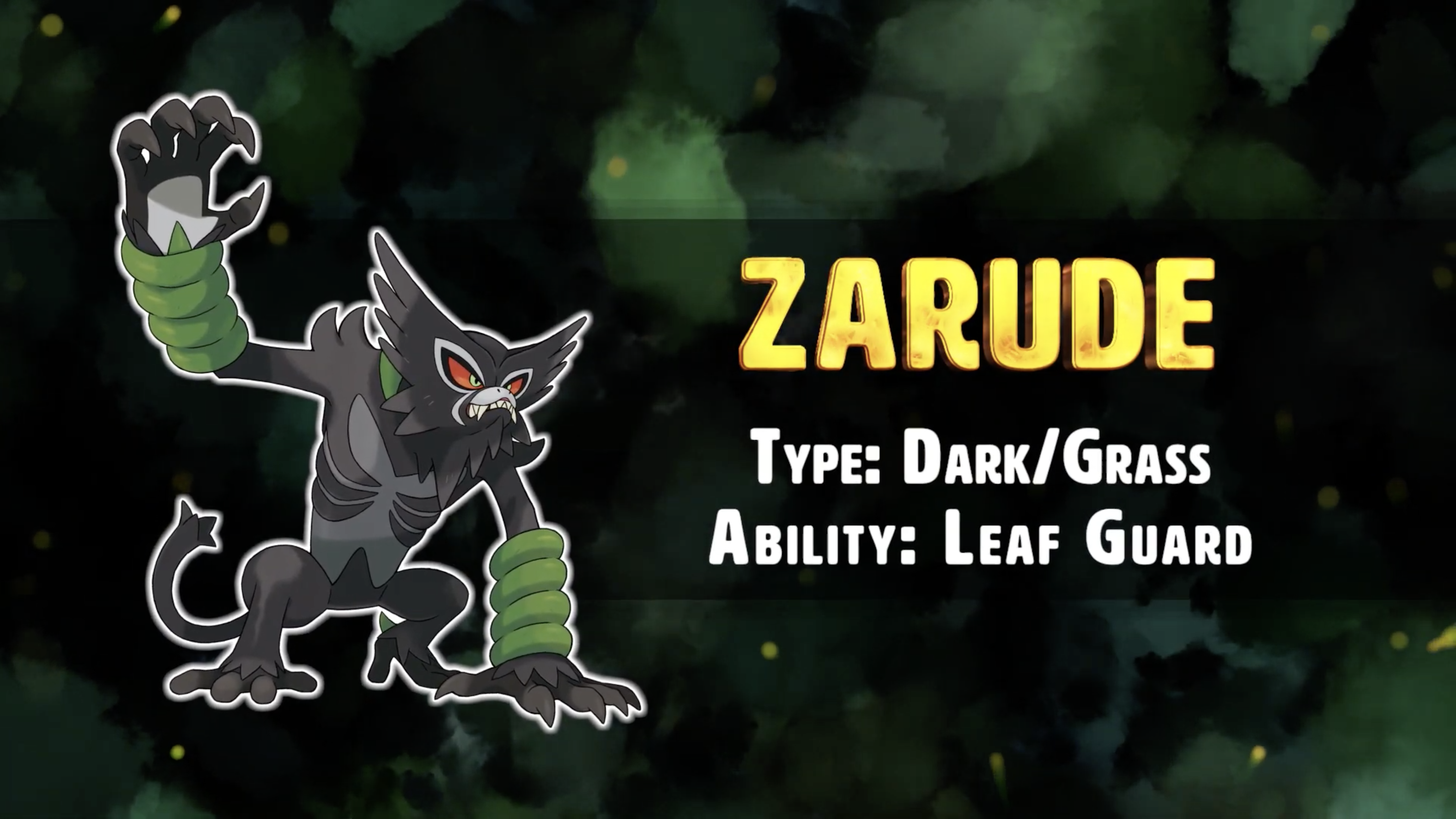 Zarude - Pokémon Mítico