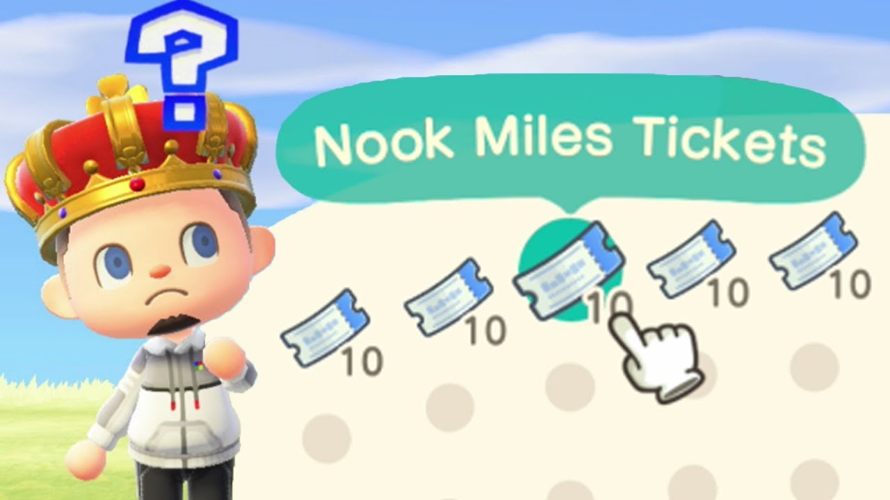 Os bilhetes 'Nook Miles Tickets' de Animal Crossing se tornaram uma moeda de negociação hiper valorizadas