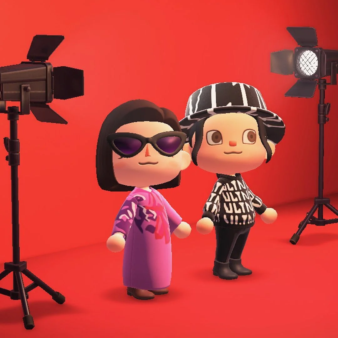 Animal Crossing: New Horizons designer de moda Maison Valentino