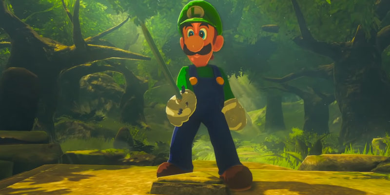 Luigi: Breath of the Wild - Mod coloca Luigi no lugar do Link