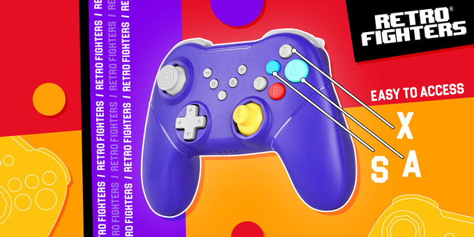 Retro Fighters Super Smash Bros.: Ultimate® Wireless Gamepad