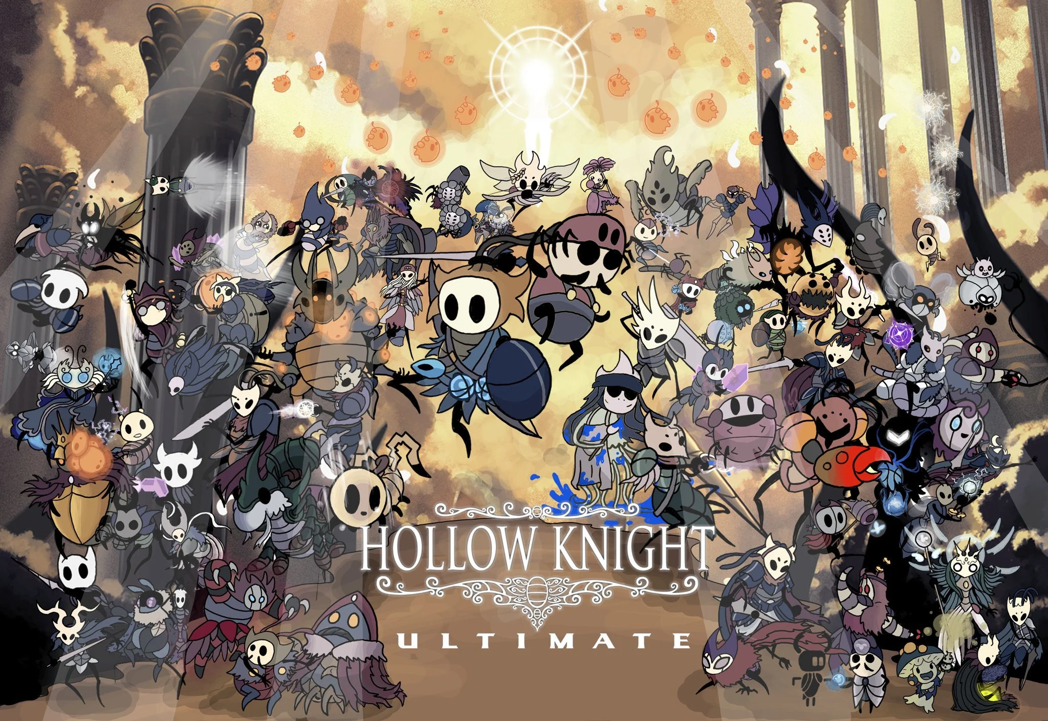 Um fã de Super Smash Bros. está reimaginando cada lutador como parte de Hollow Knight