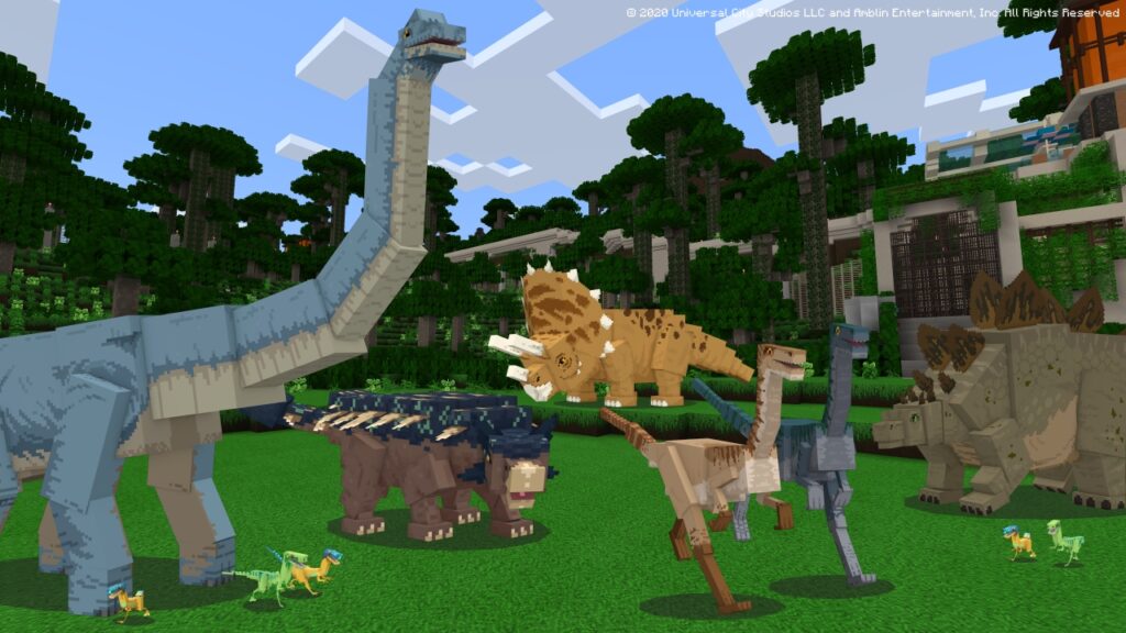 Minecraft ganha DLC Jurassic World
