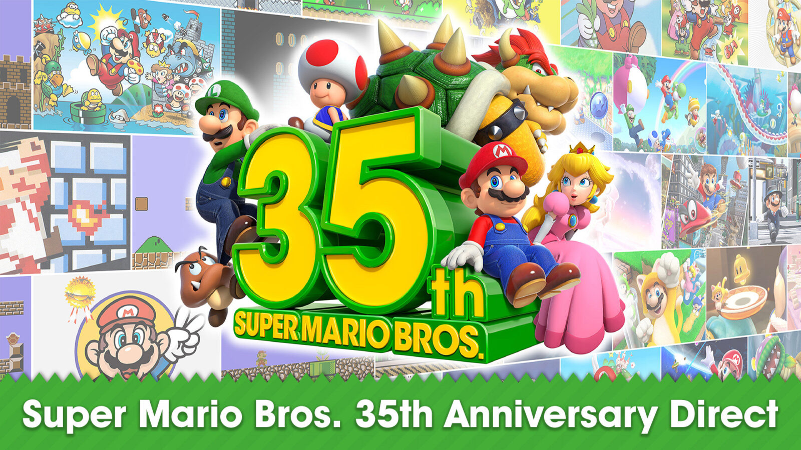 Nintendo lança Direct para comemorar o aniversário de 35 anos do Super Mario