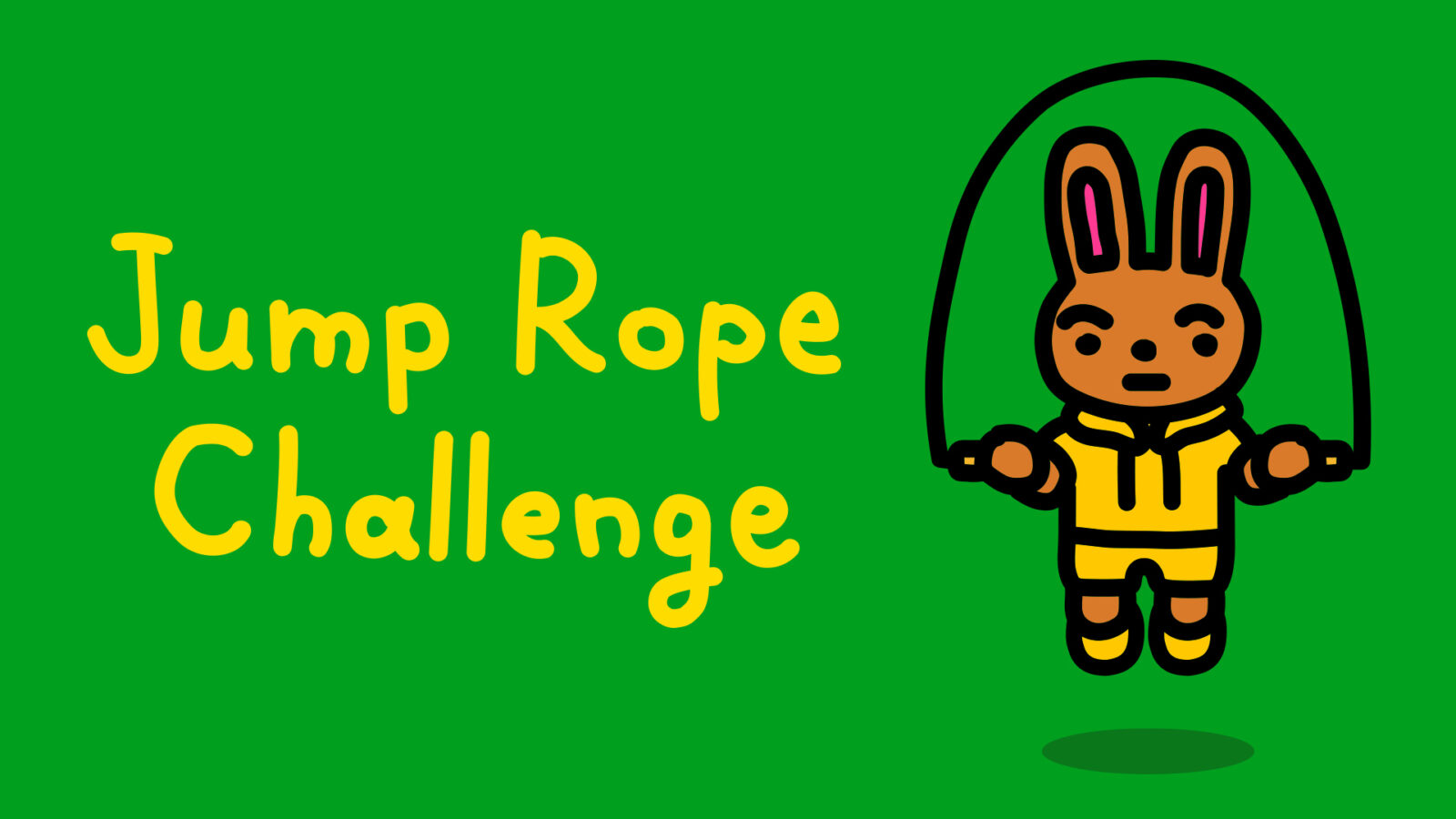 Sua chance para obter o Jump Rope Challenge está acabando