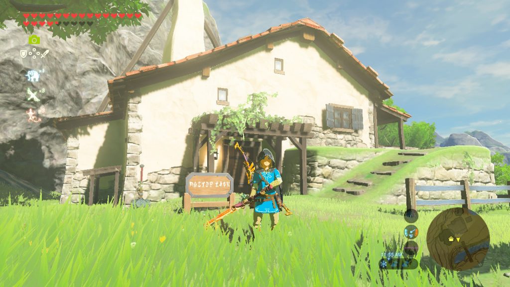 Pai constrói replica da casa de The Legend of Zelda: Breath of the Wild para o filho