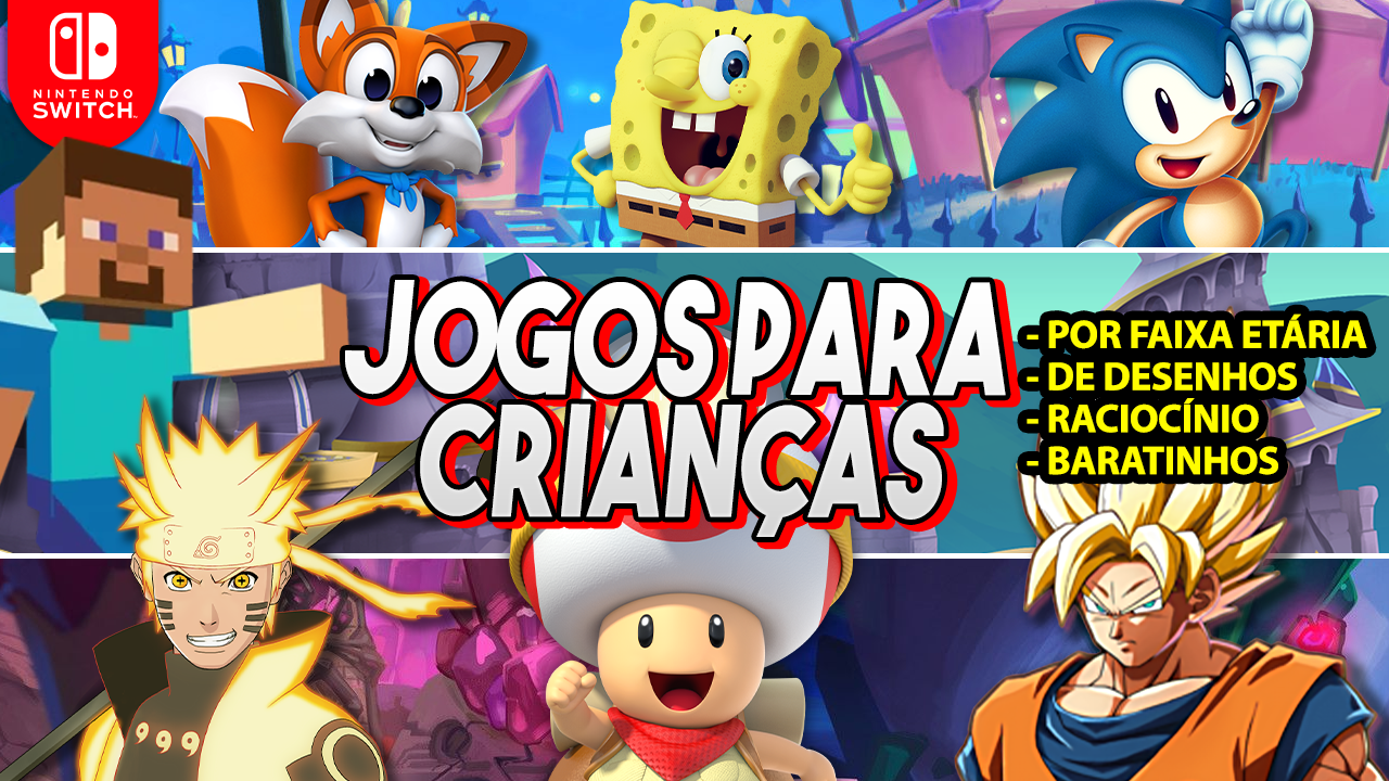 Melhores jogos infantis no Nintendo Switch