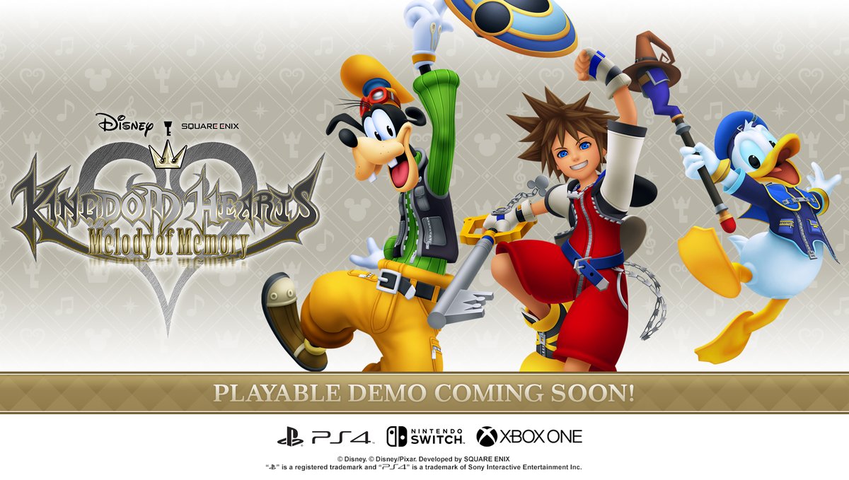 Demo de Kingdom Hearts: Melody of Memory estará disponível hoje