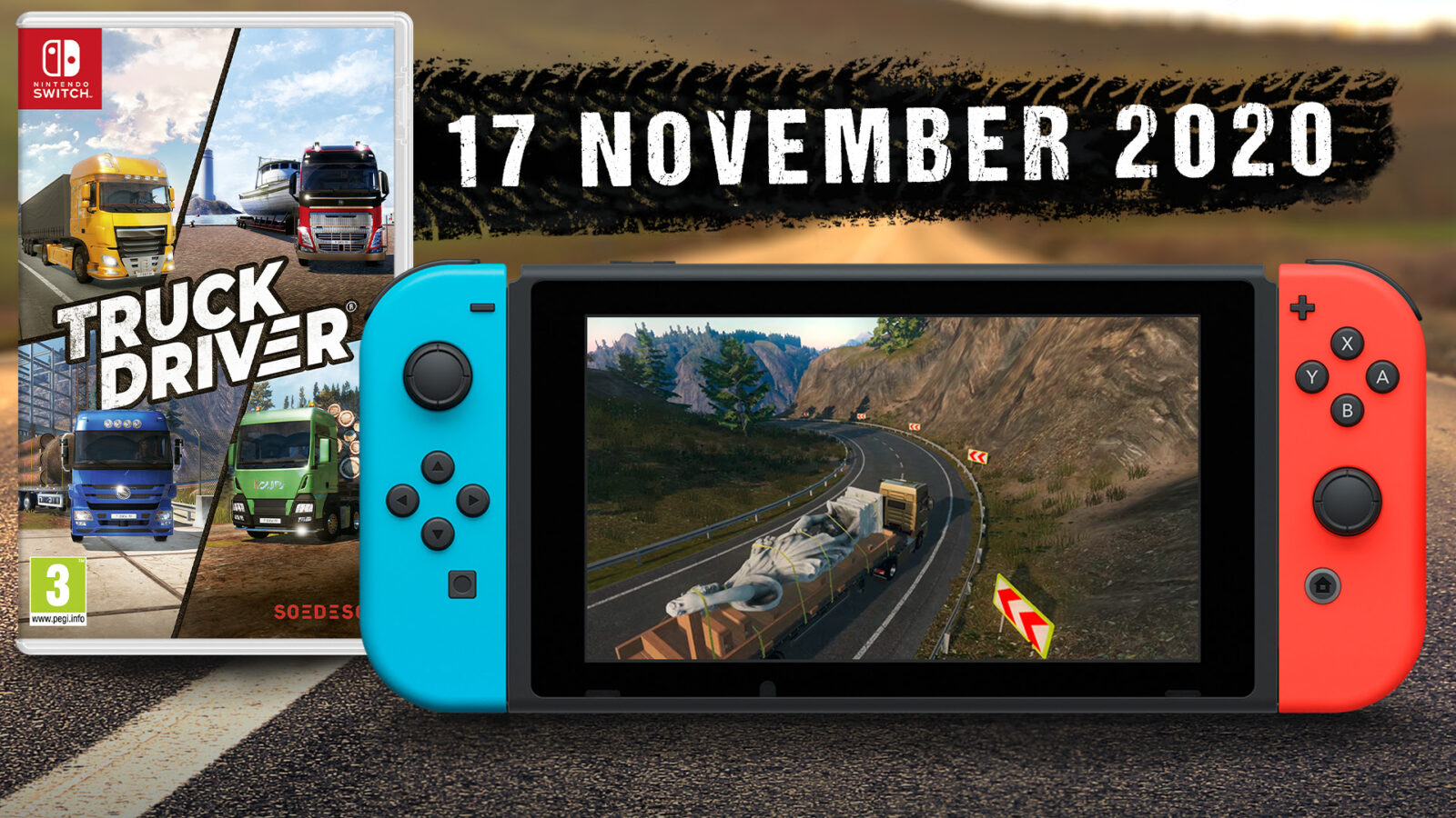 Jogo truck driver Nintendo Switch - Simulador de Caminhão em