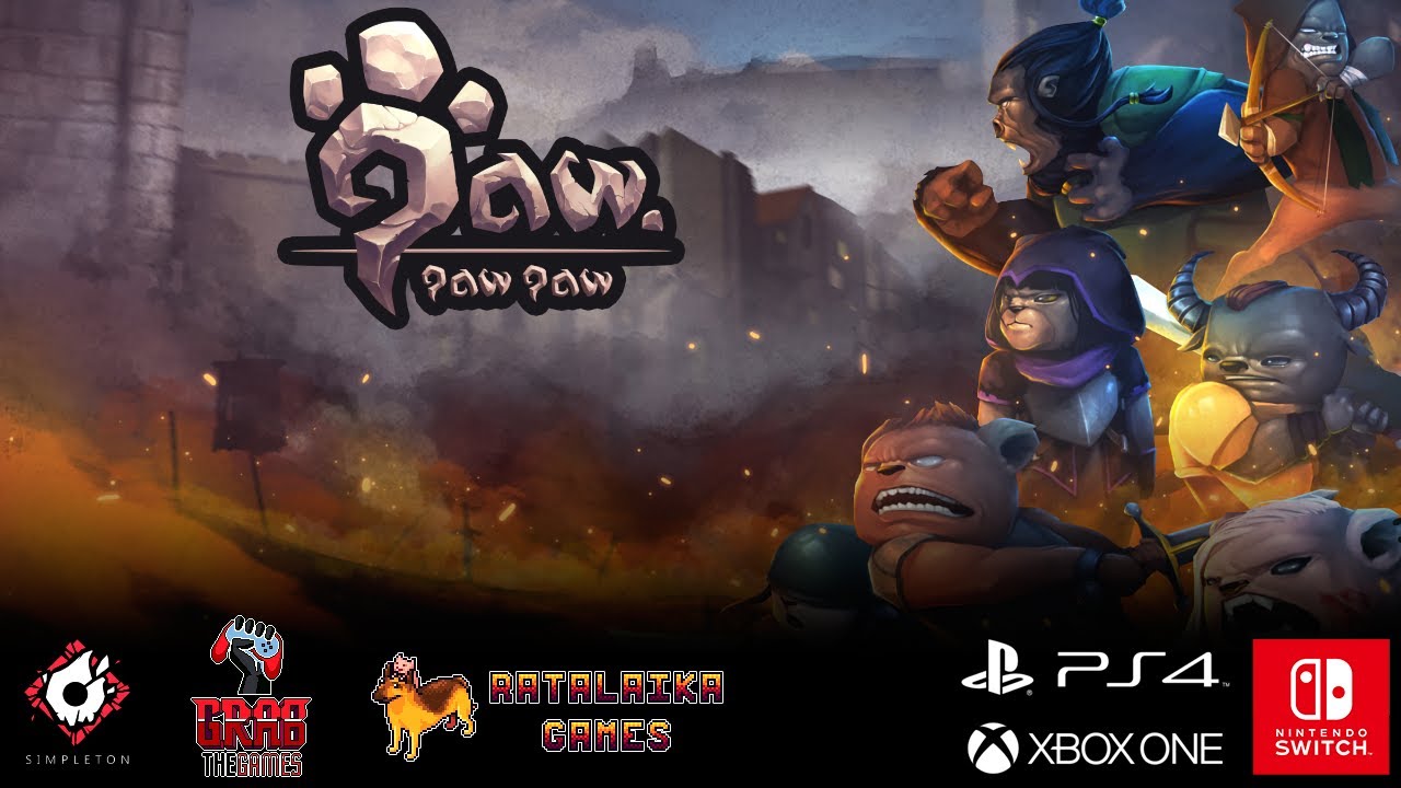 Paw Paw Paw: beat'em up de cachorros chega ao Switch em Dezembro