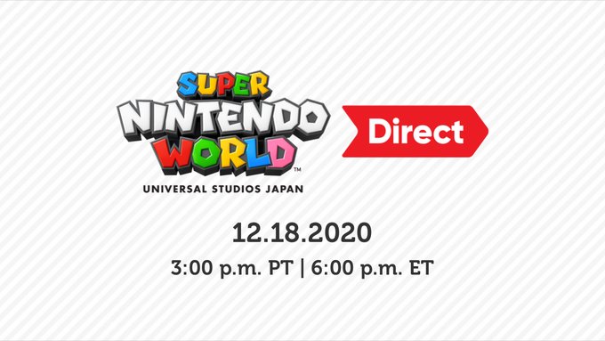 Direct focada no Super Nintendo World acontecerá hoje