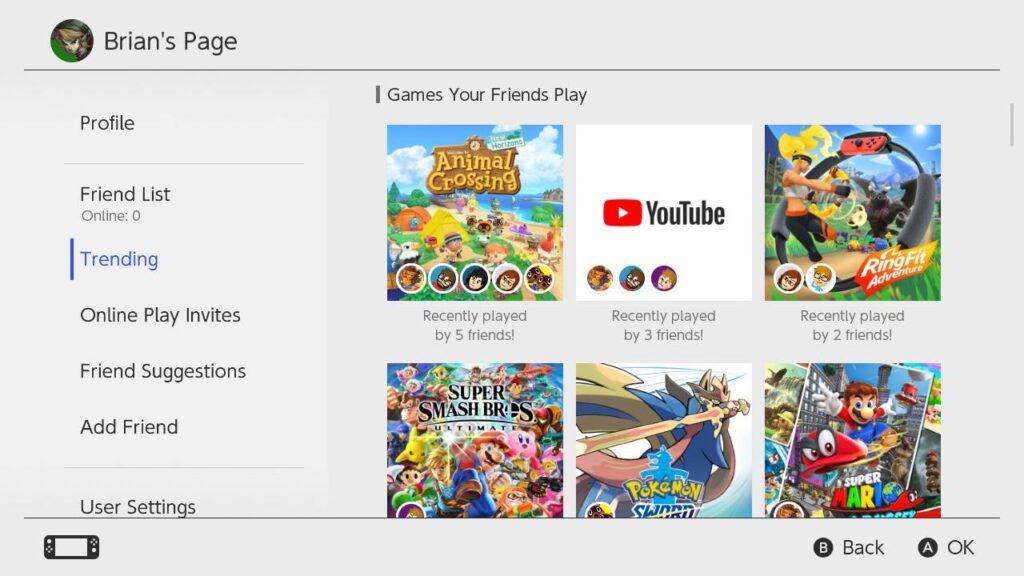 Atualização Switch v. 11.0.0: novos ícones, novo modo de download de imagens e mais