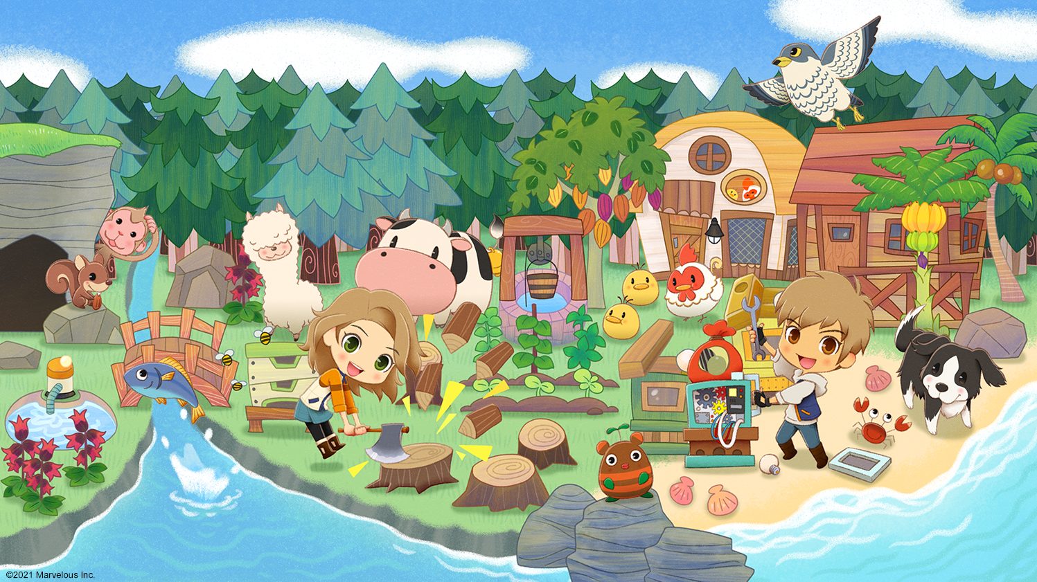Conheça os candidatos à romance de Story of Seasons: Pioneers of Olive Town