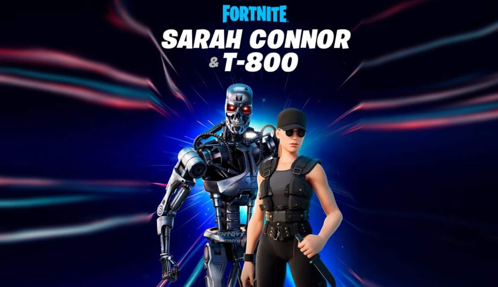 Sarah Connor e o Exterminador do Futuro T-800 juntam-se a Fortnite