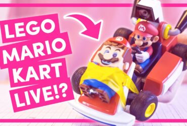 Fã une LEGO Super Mario e Mario Kart Live: Home Circuit em um super brinquedo