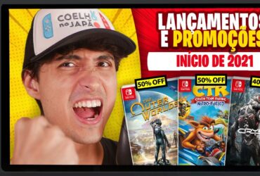Lançamentos para Nintendo Switch de 4 a 17 de Janeiro