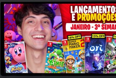 Lançamentos para Nintendo Switch de 18 a 24 de Janeiro