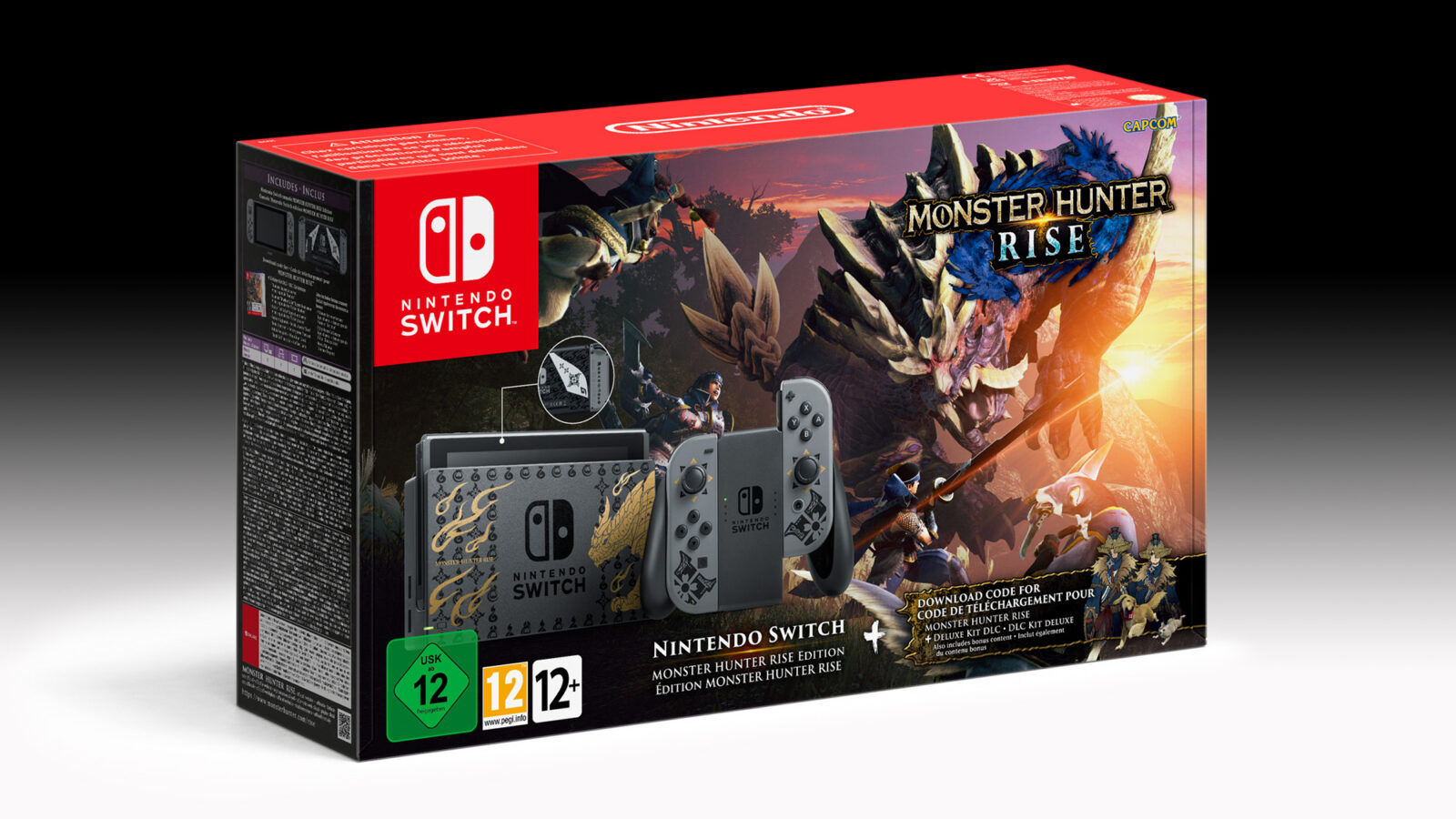 Bundle Nintendo Switch Monster Hunter Rise e Pro Controller confirmados para Europa e Austrália