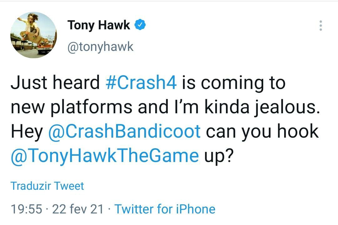 [Rumor - Confirmado] Tony Hawk’s Pro Skater 1 & 2 pode chegar ao Nintendo Switch