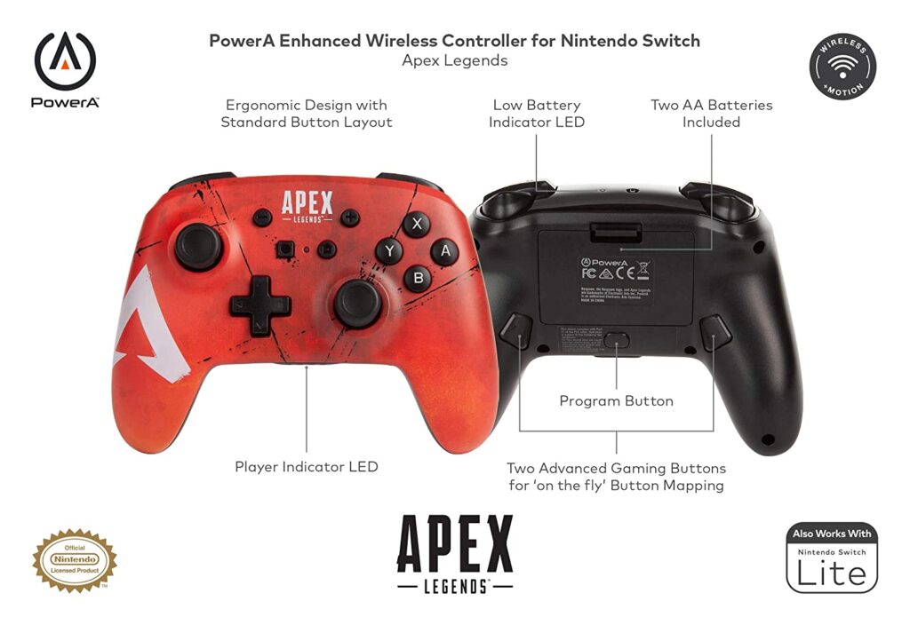 Controle de Switch temático de Apex Legends aparece na Amazon