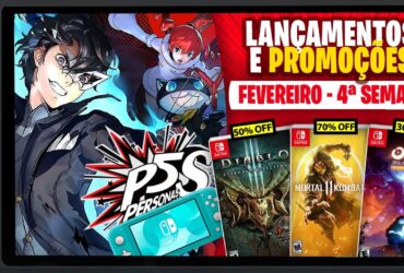Lançamentos para Nintendo Switch de 22 a 28 de Fevereiro