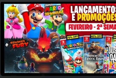 Lançamentos para Nintendo Switch de 8 a 14 de Fevereiro