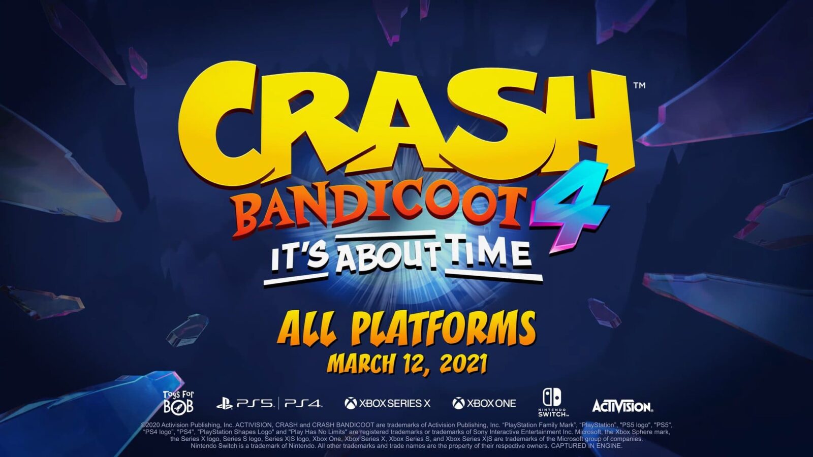 Jogo Crash Bandicoot 4 Its About Time Ps4 Mídia Física