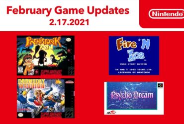 Novos títulos de SNES e NES para o Nintendo Switch Online em Fevereiro