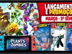Lançamentos para Nintendo Switch de 15 a 21 de Março