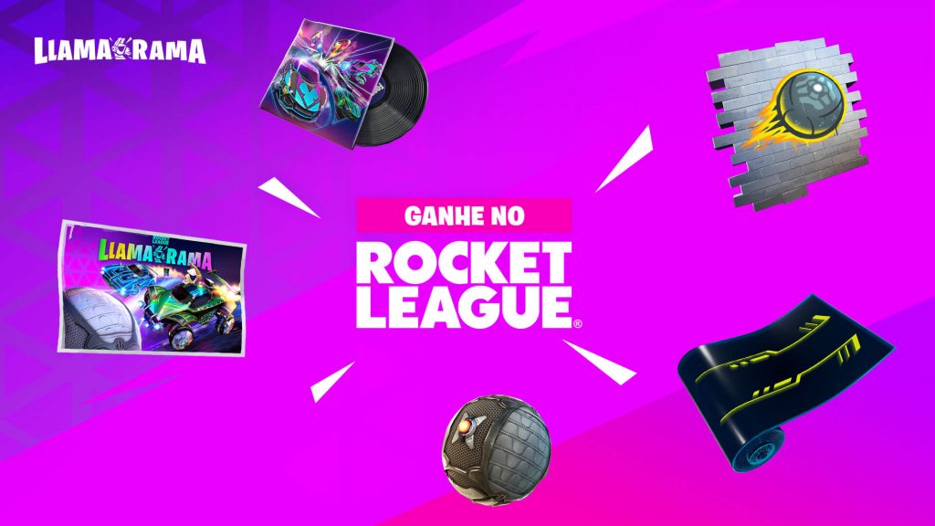 Llama-rama: novo evento crossover entre Fortnite e Rocket League começa em Março