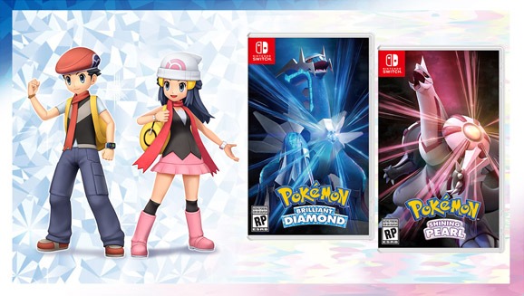 Pokémon Brilliant Diamond & Shining Pearl chega ao Switch em Novembro