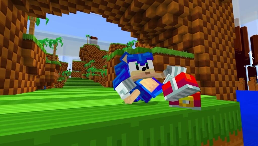 Sonic comemora seus 30 anos com Minecraft