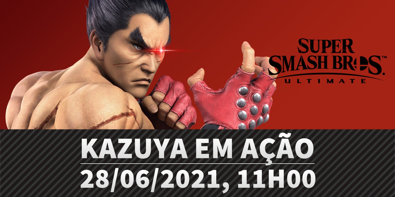 Apresentação de Kazuya em Super Smash Bros. Ultimate acontecerá dia 28