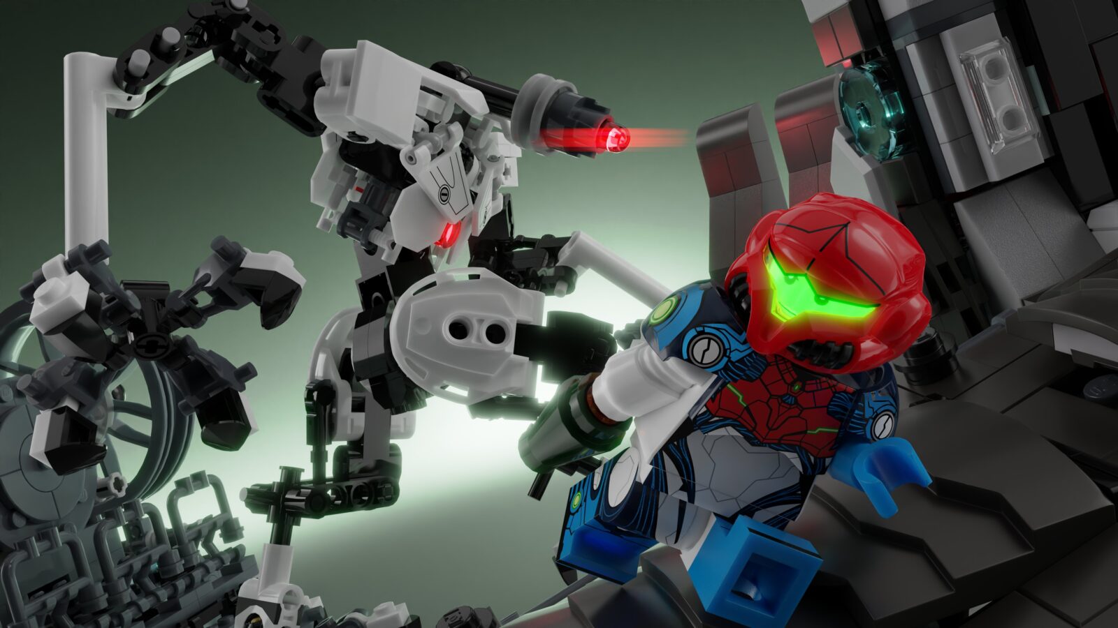 Fã cria LEGO da Samus e E.M.M.I de Metroid Dread e pode ser lançado oficialmente