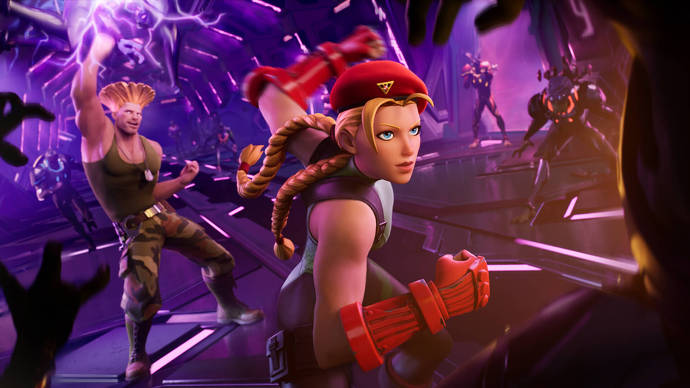 Cammy e Guile de Street Fighter chegam a Fortnite