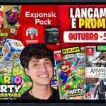 Lançamentos para Nintendo Switch de 25 a 31 de outubro