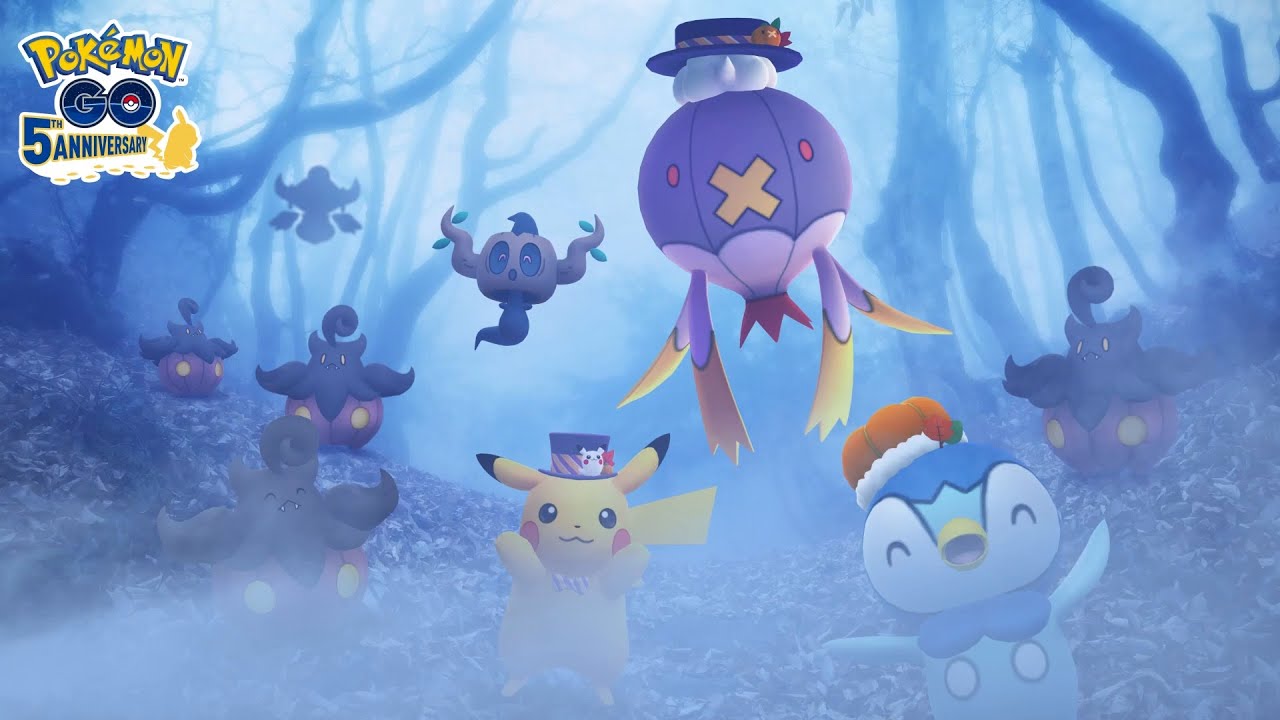 Pokémon GO BR on X: Bu! 👻 Mime-se com um novo plano de fundo de telefone  com Spinarak, Galarian Slowking e Pokémon fantasiados! #PokemonGOHalloween   / X