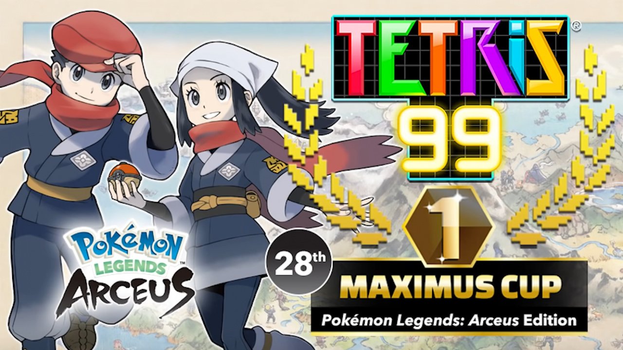 Nintendo anuncia crossover entre Tetris 99 e Pokémon Legends: Arceus