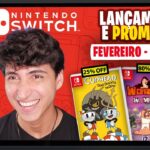Lançamentos para Nintendo Switch de 21 a 28 de fevereiro