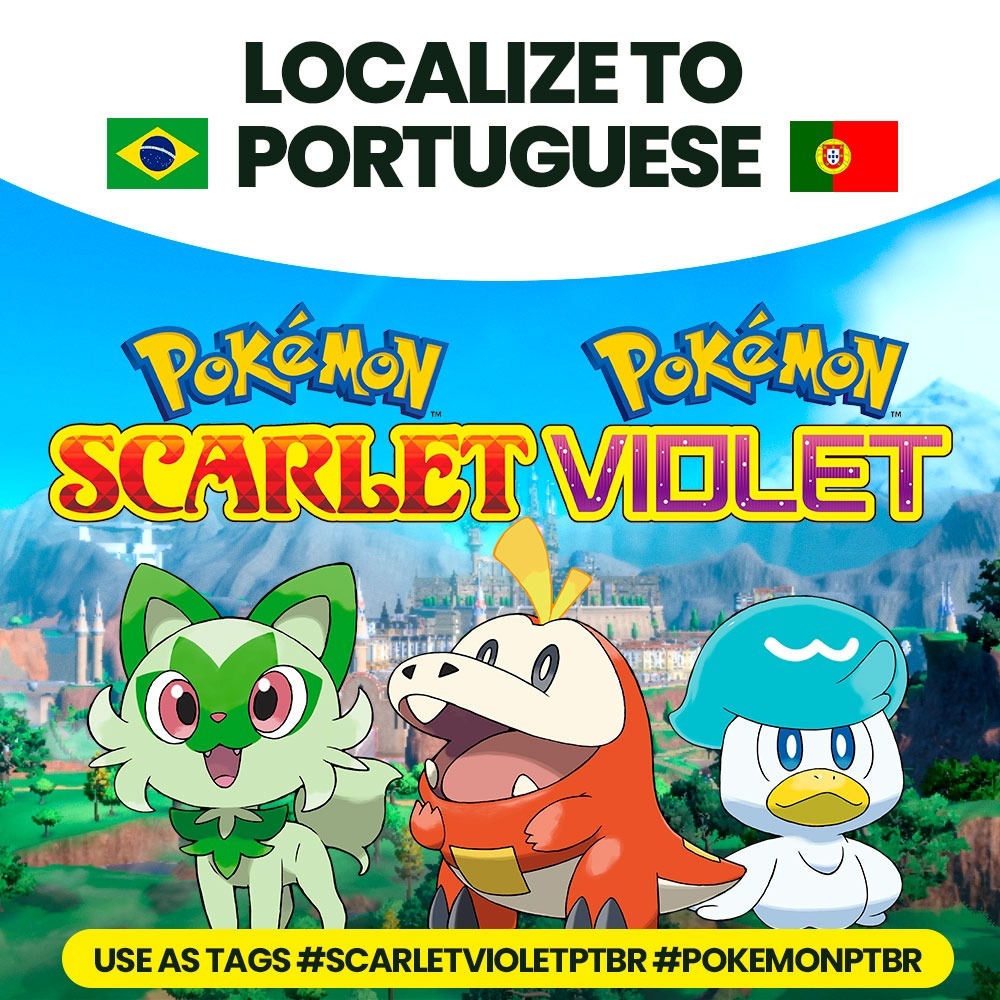 Campanha: Localização dos jogos Pokémon