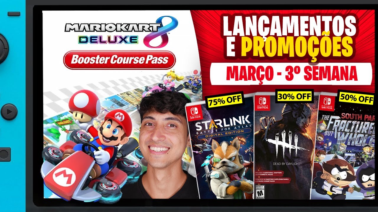 Lançamentos para Nintendo Switch de 14 a 20 de março