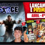 Lançamentos para Nintendo Switch de 18 a 24 de abril