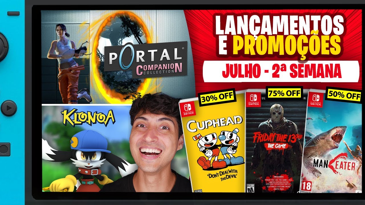 Lançamentos para Nintendo Switch de 18 a 24 de outubro