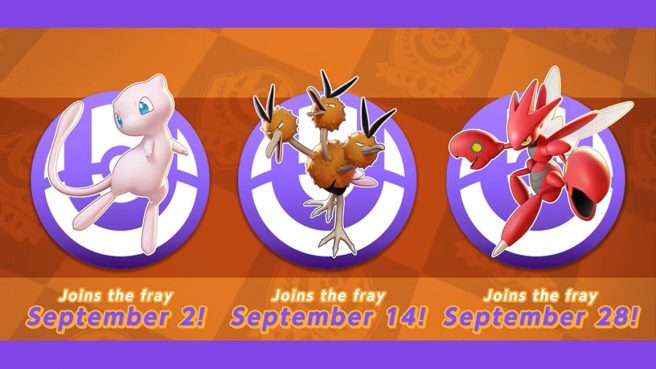 Mew, Dodrio e Scizor chegam ao Pokémon Unite em Setembro