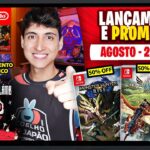 Lançamentos para Nintendo Switch de 8 a 14 de agosto
