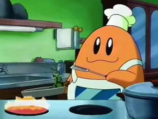 Fãs fazem jogo de cartas Kirby com Chef Kawasaki em um micro biquíni