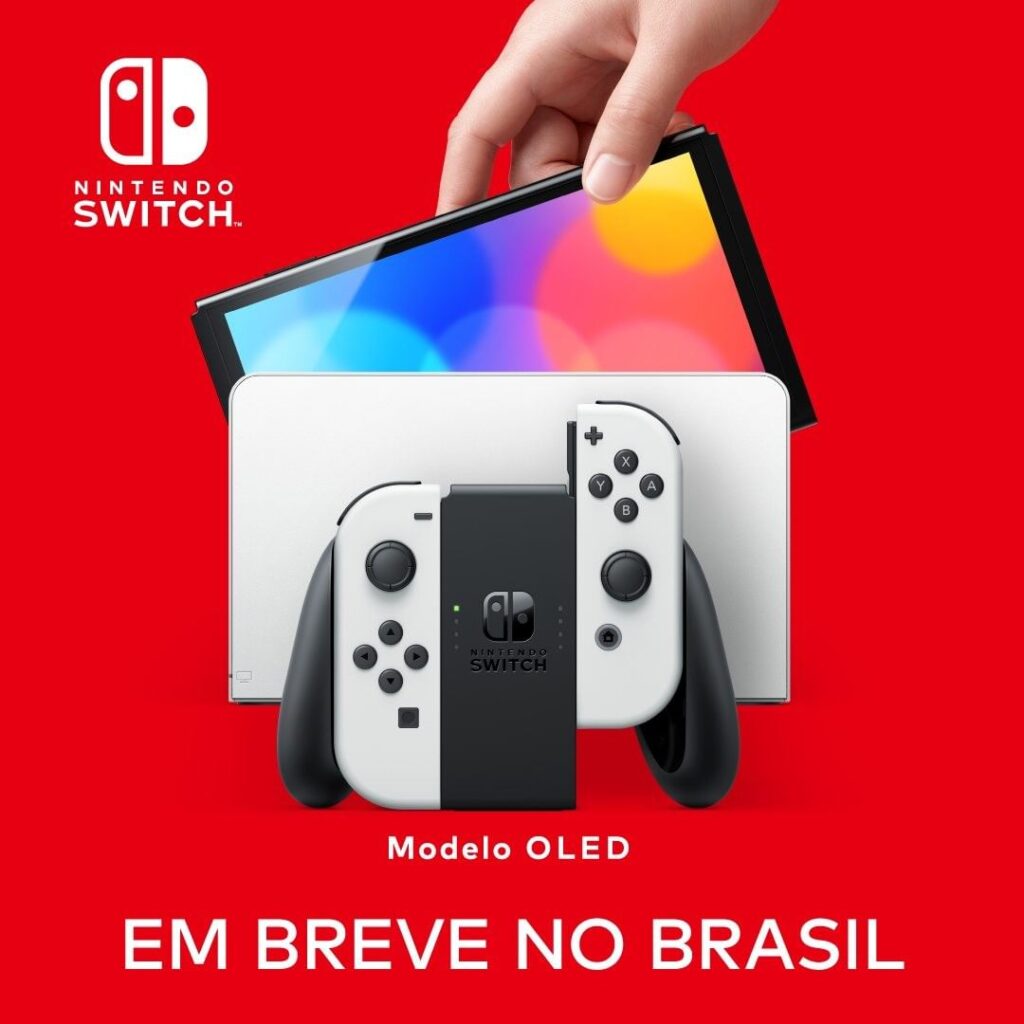 Nintendo anuncia a chegada oficial do OLED no Brasil