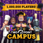 Two Point Campus alcançou a marca de 1 milhão de jogadores em apenas 2 semanas